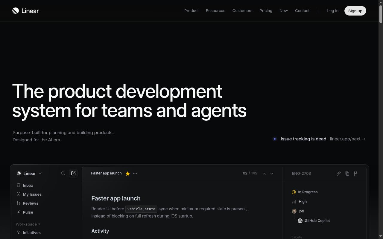 linear.app screenshot