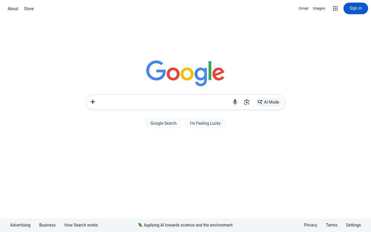 google.com screenshot