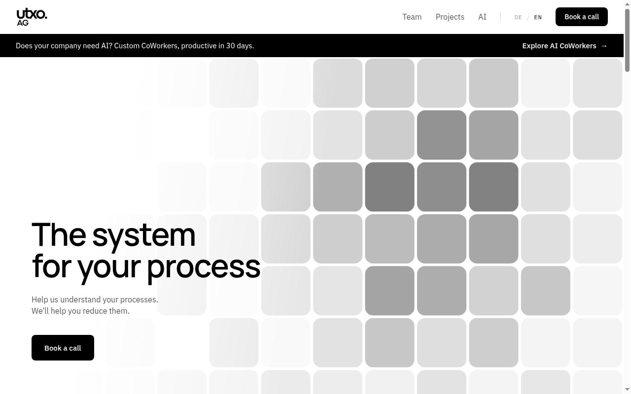 utxoag.com screenshot