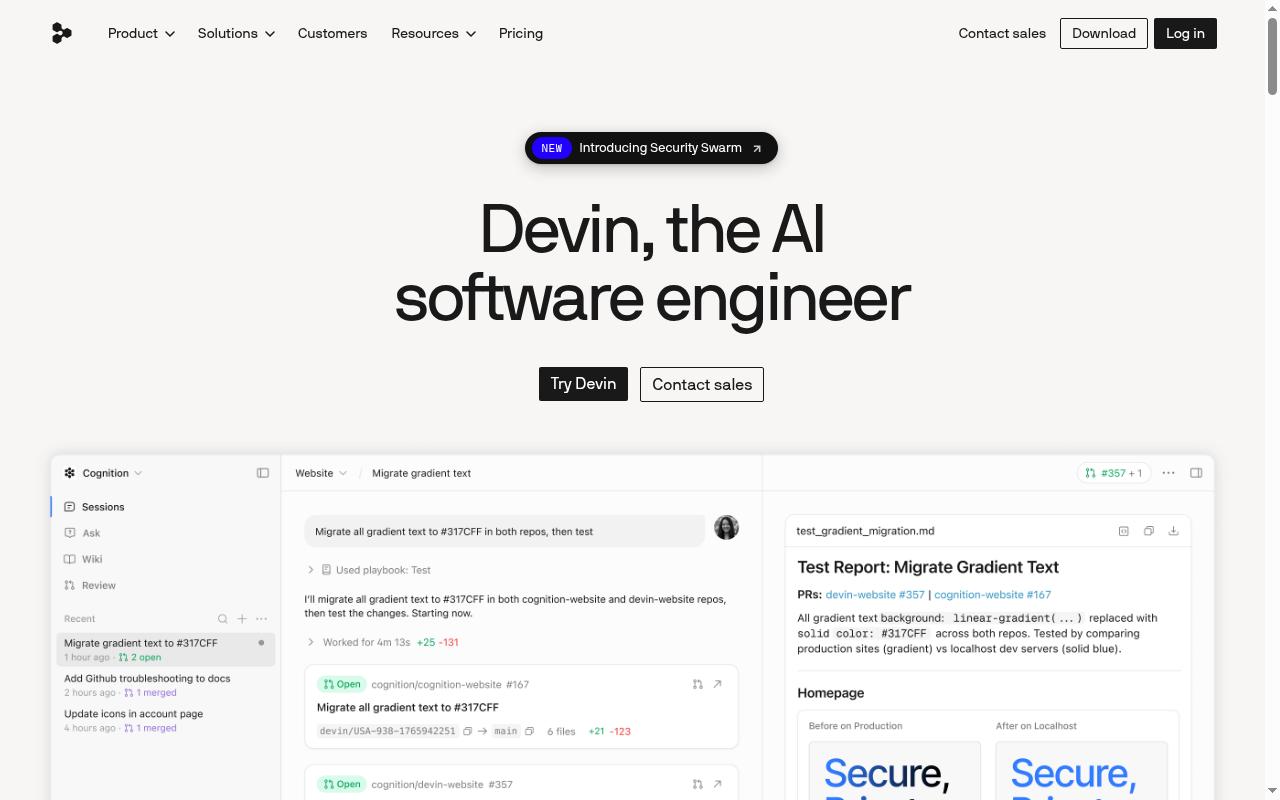 devin.ai screenshot