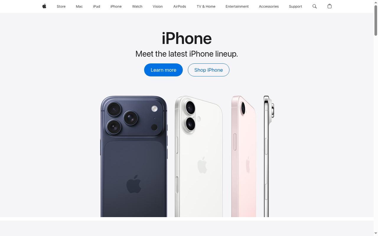 apple.com screenshot