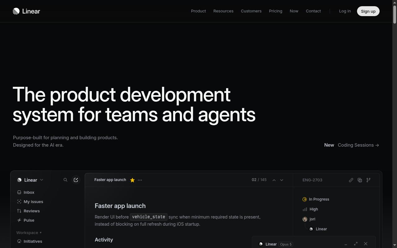 linear.app screenshot