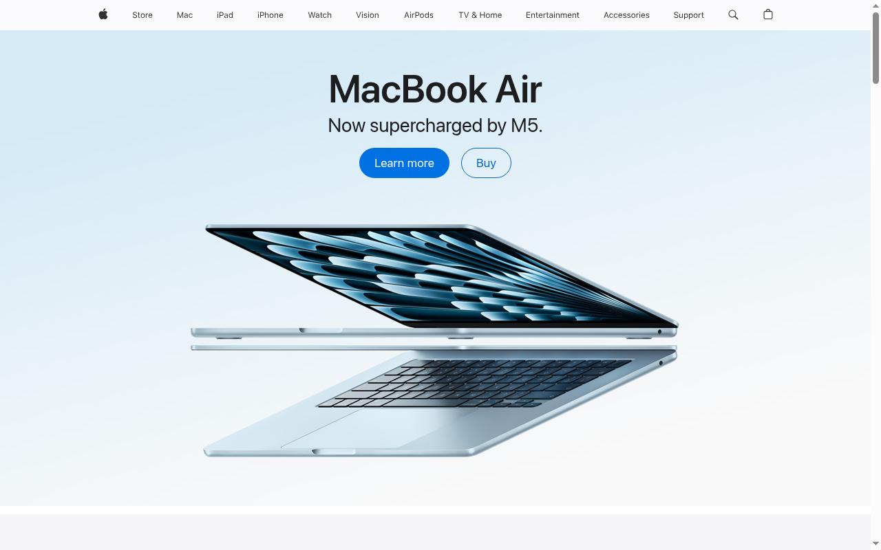 apple.com screenshot
