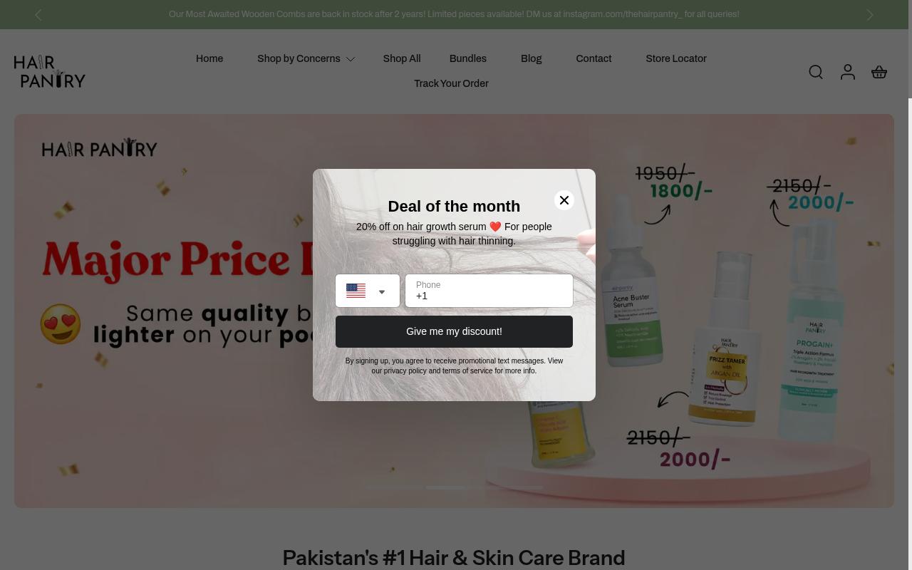 thehairpantry.com screenshot