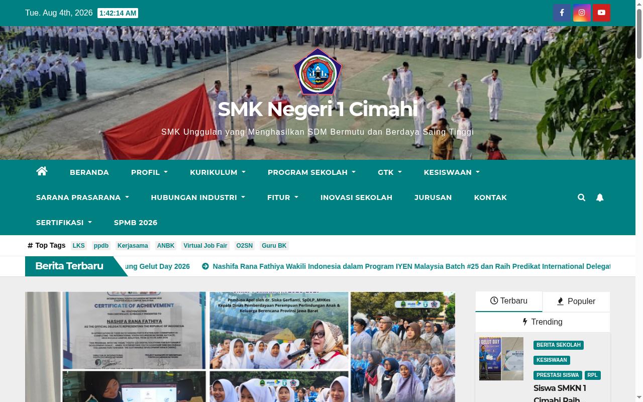 smkn1-cmi.sch.id screenshot