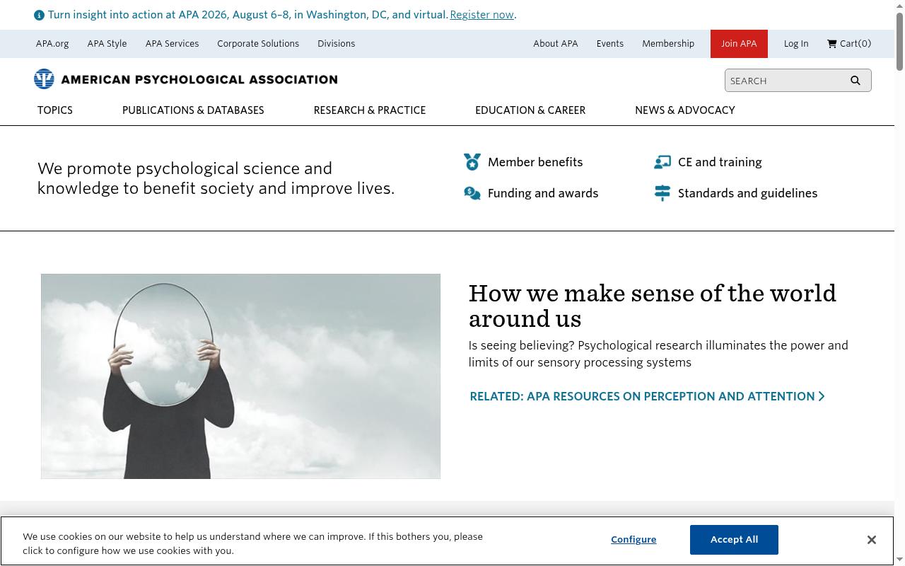 apa.org screenshot
