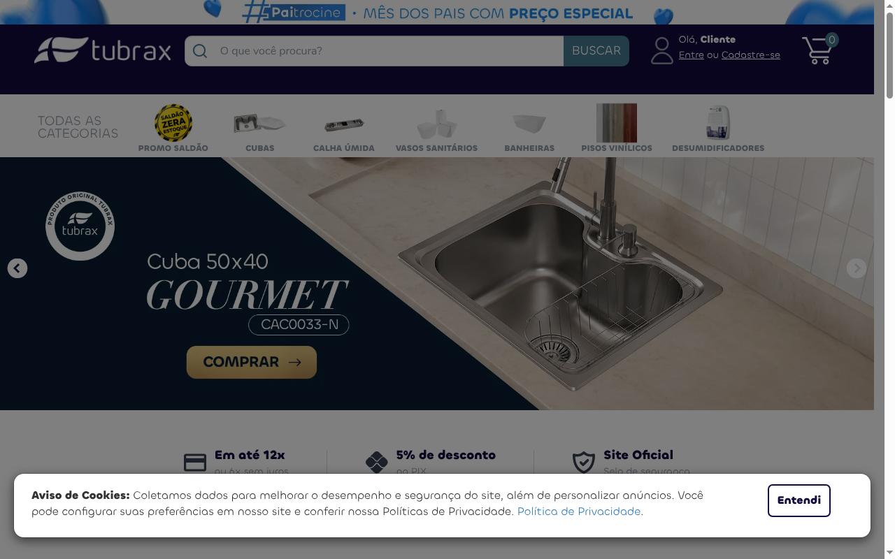tubrax.com.br screenshot