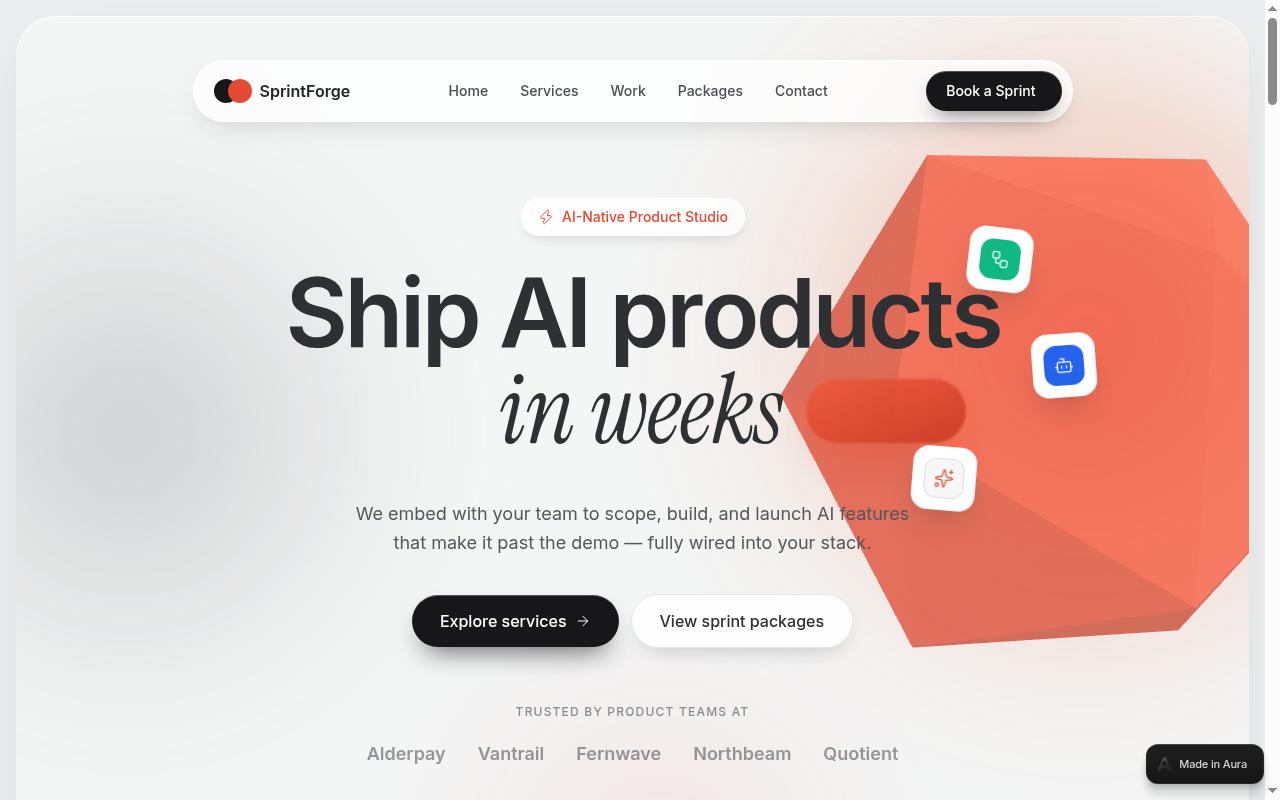 ai-product-studio-34.aura.build screenshot