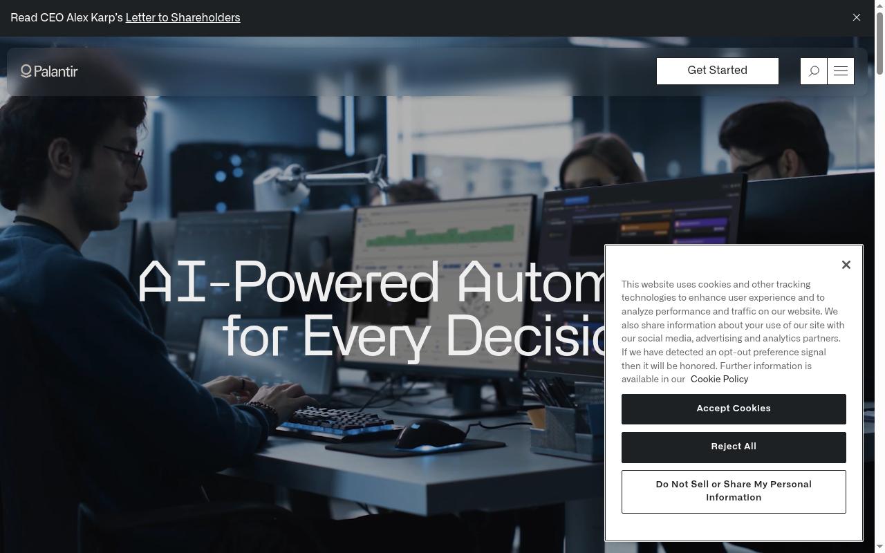 palantir.com screenshot