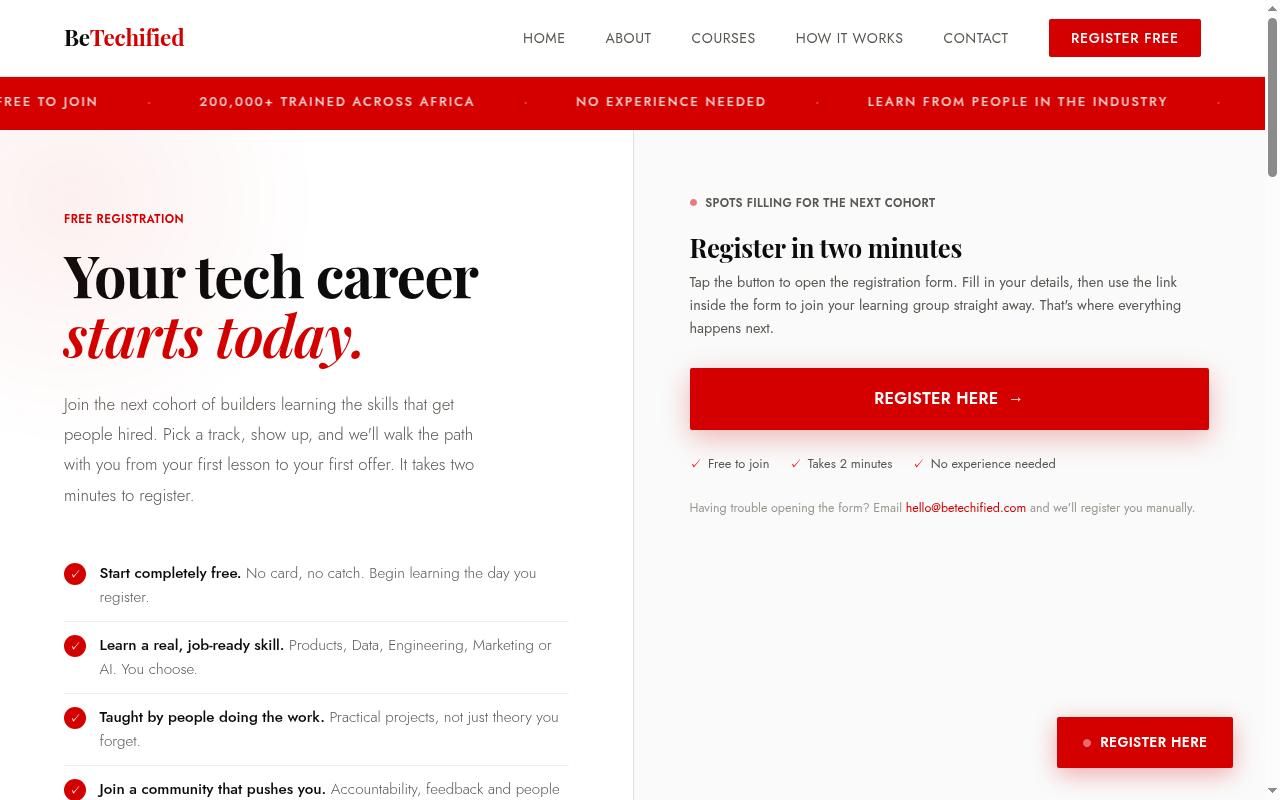 betechified.com screenshot