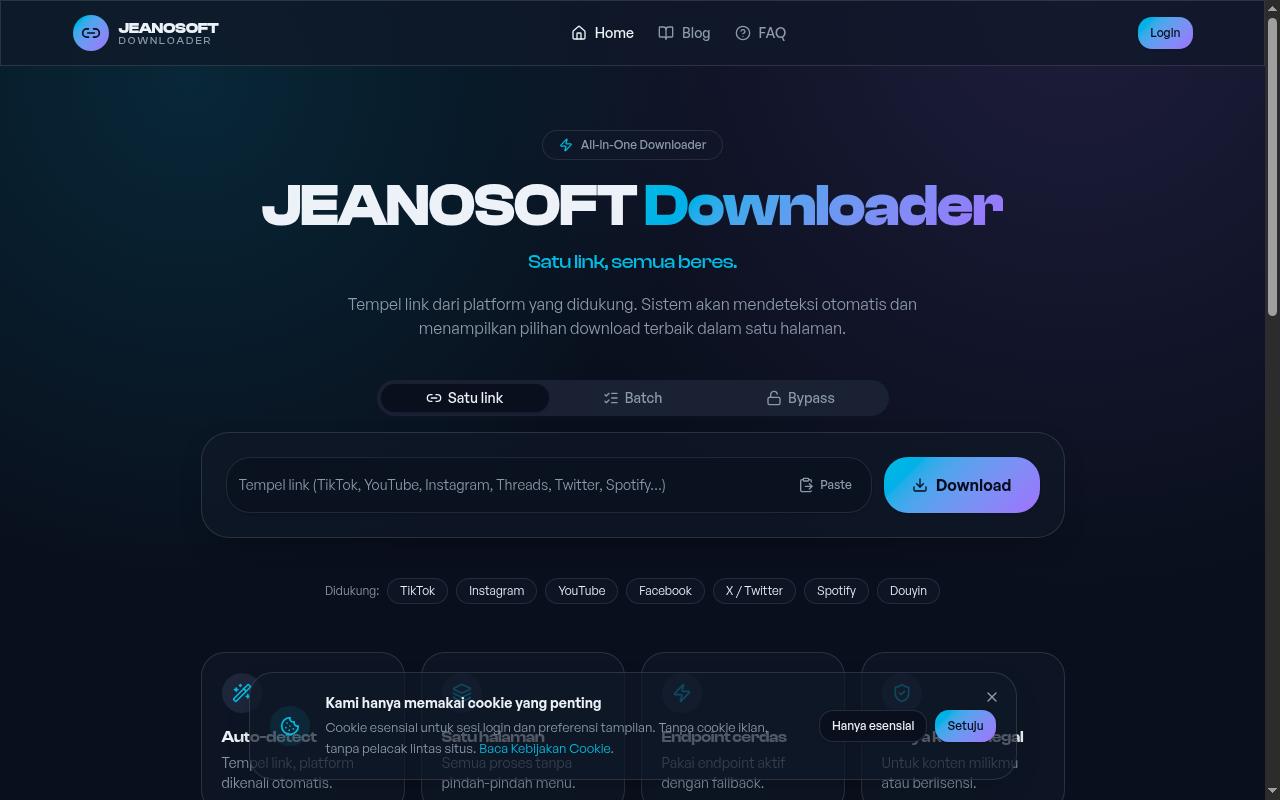 downloader.zenithlabs.web.id screenshot