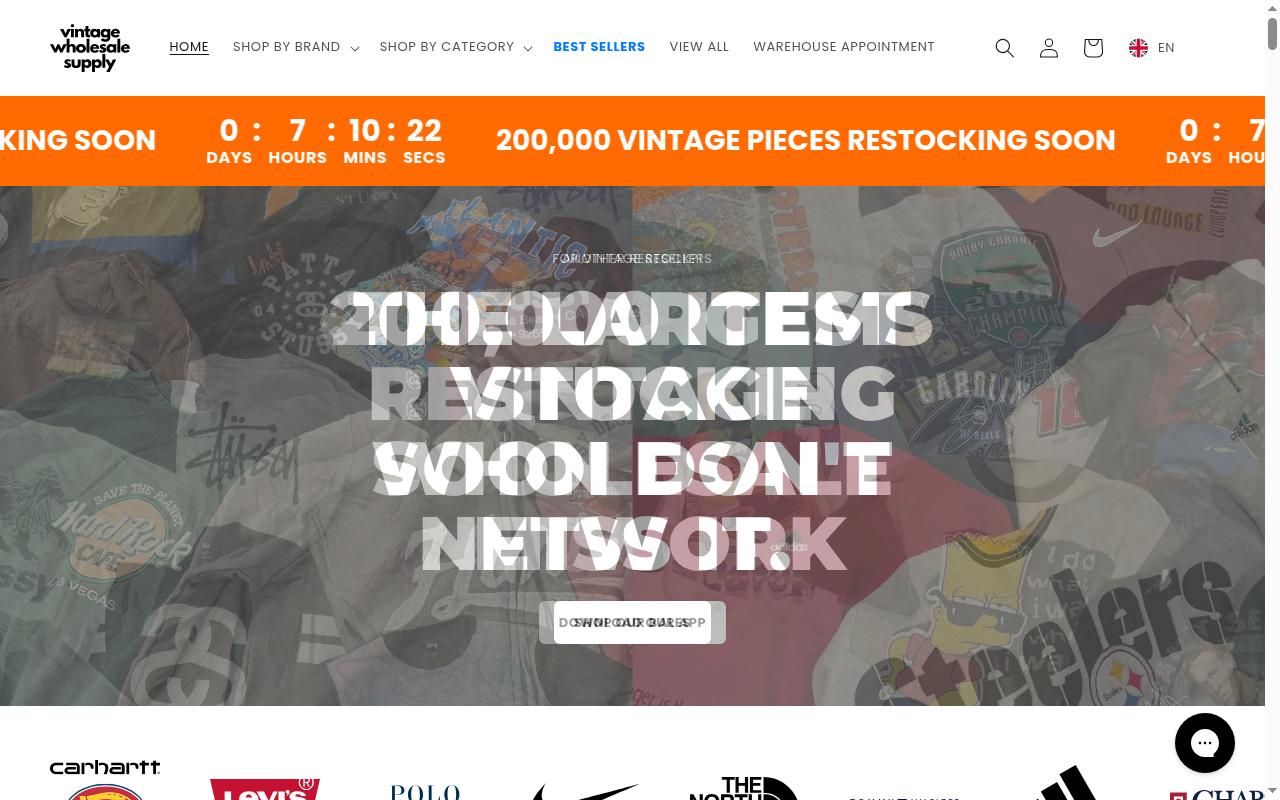 vintagewholesalesupplyltd.com screenshot