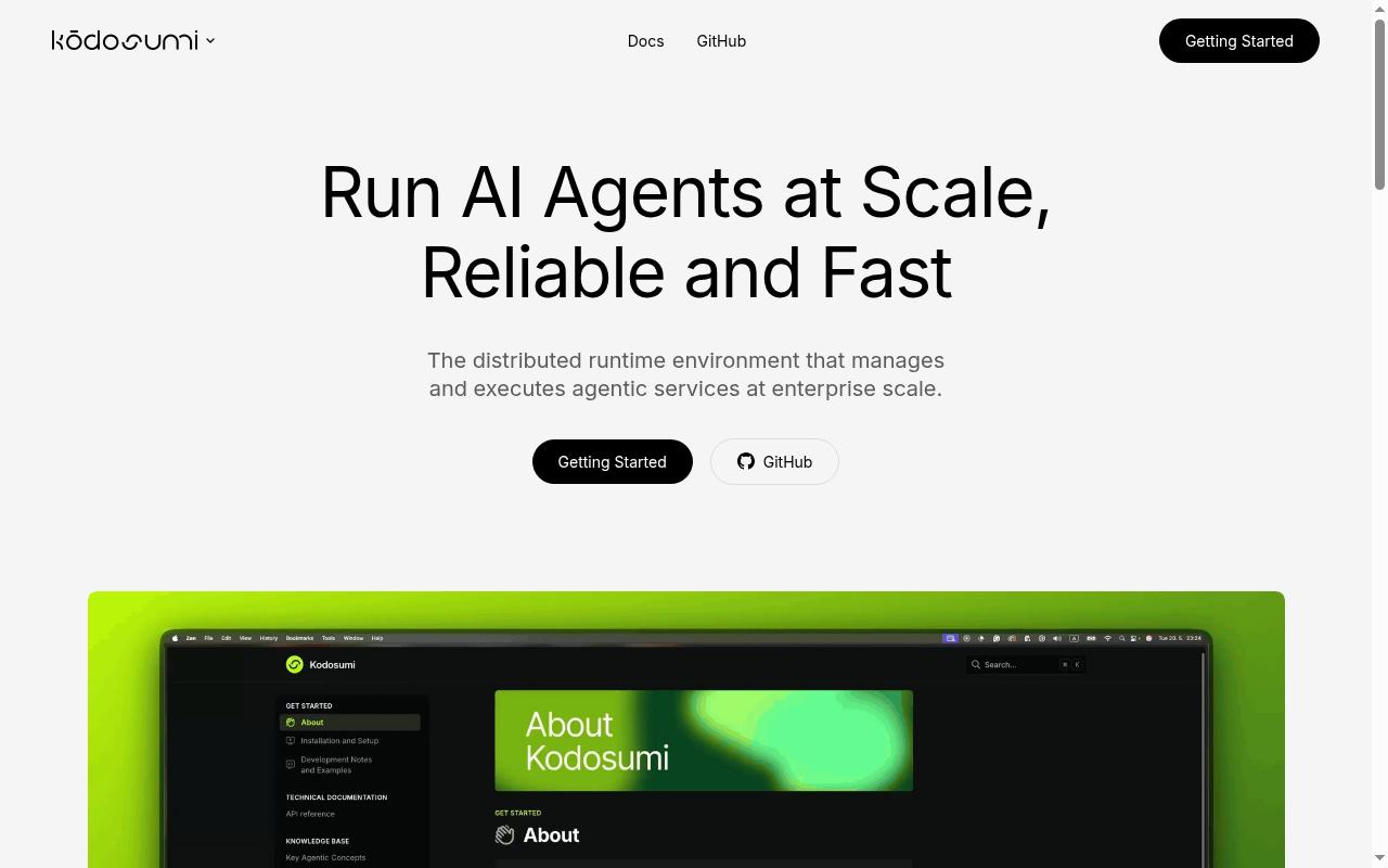 kodosumi.io screenshot