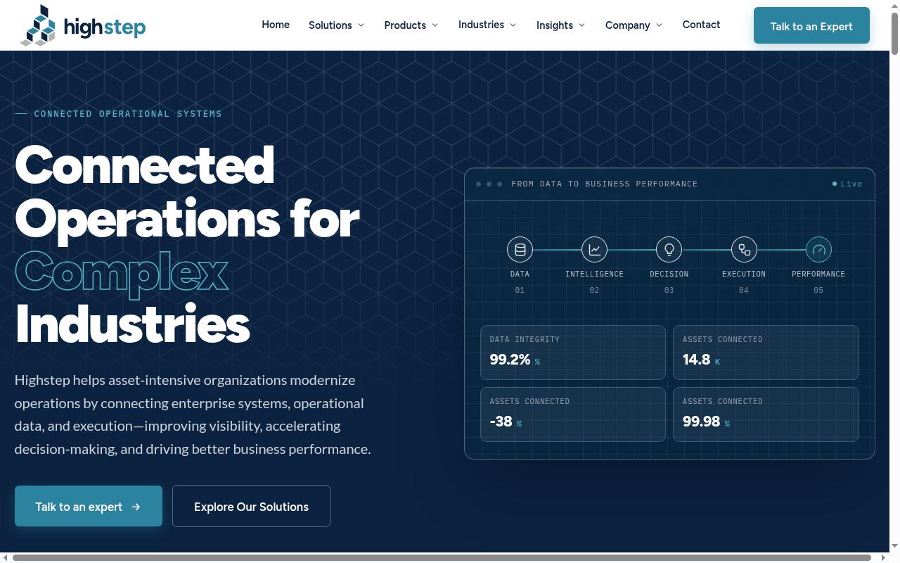 dev.highstep.com screenshot