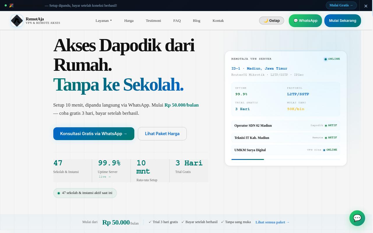 remotaja.id screenshot