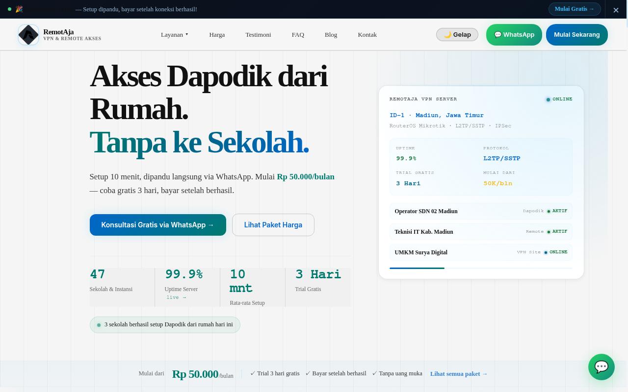remotaja.id screenshot