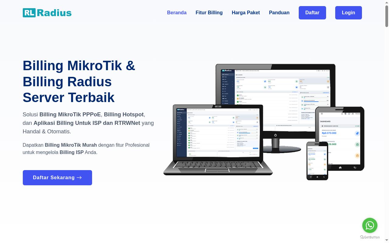 rlradius.id screenshot