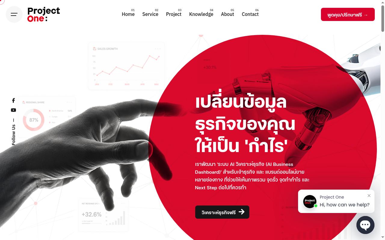 theprojectone.co screenshot