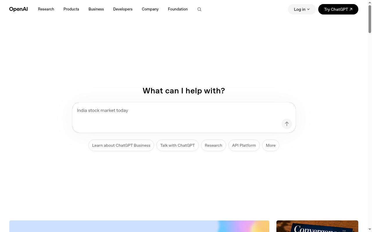 openai.com screenshot