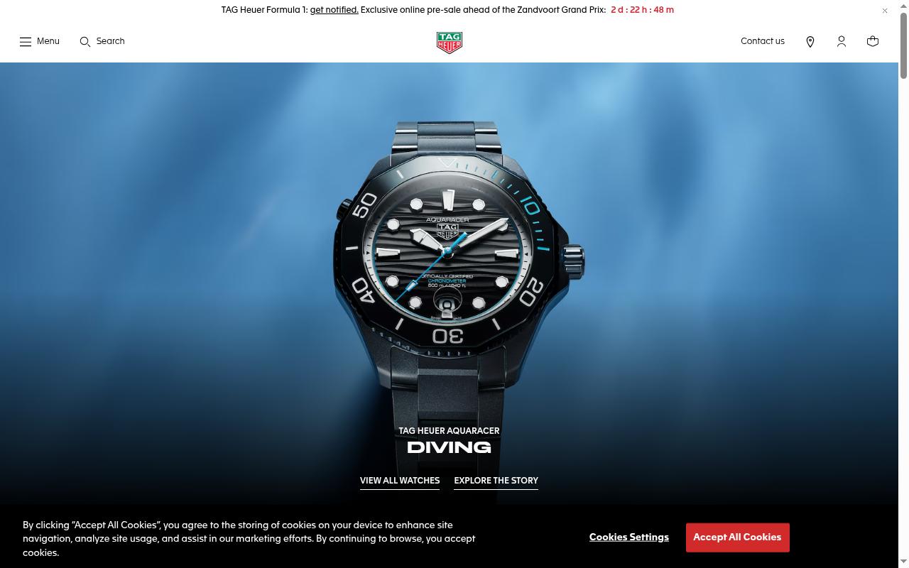 tagheuer.com screenshot