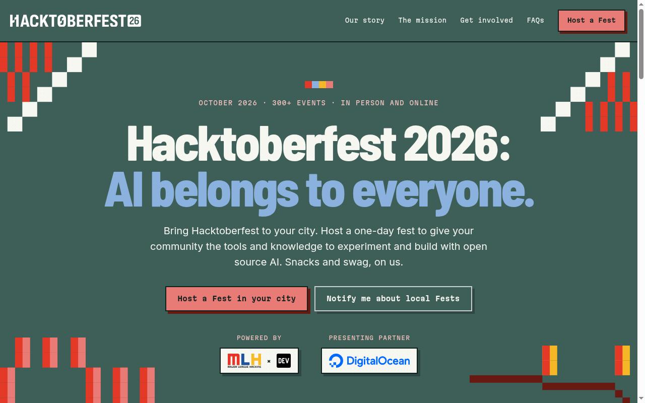 hacktoberfest.com screenshot