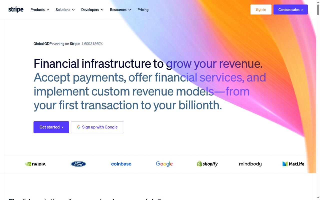 stripe.com screenshot