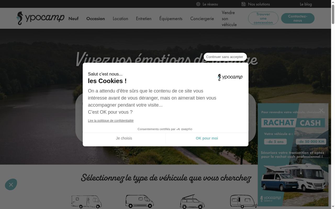 ypocamp.fr screenshot