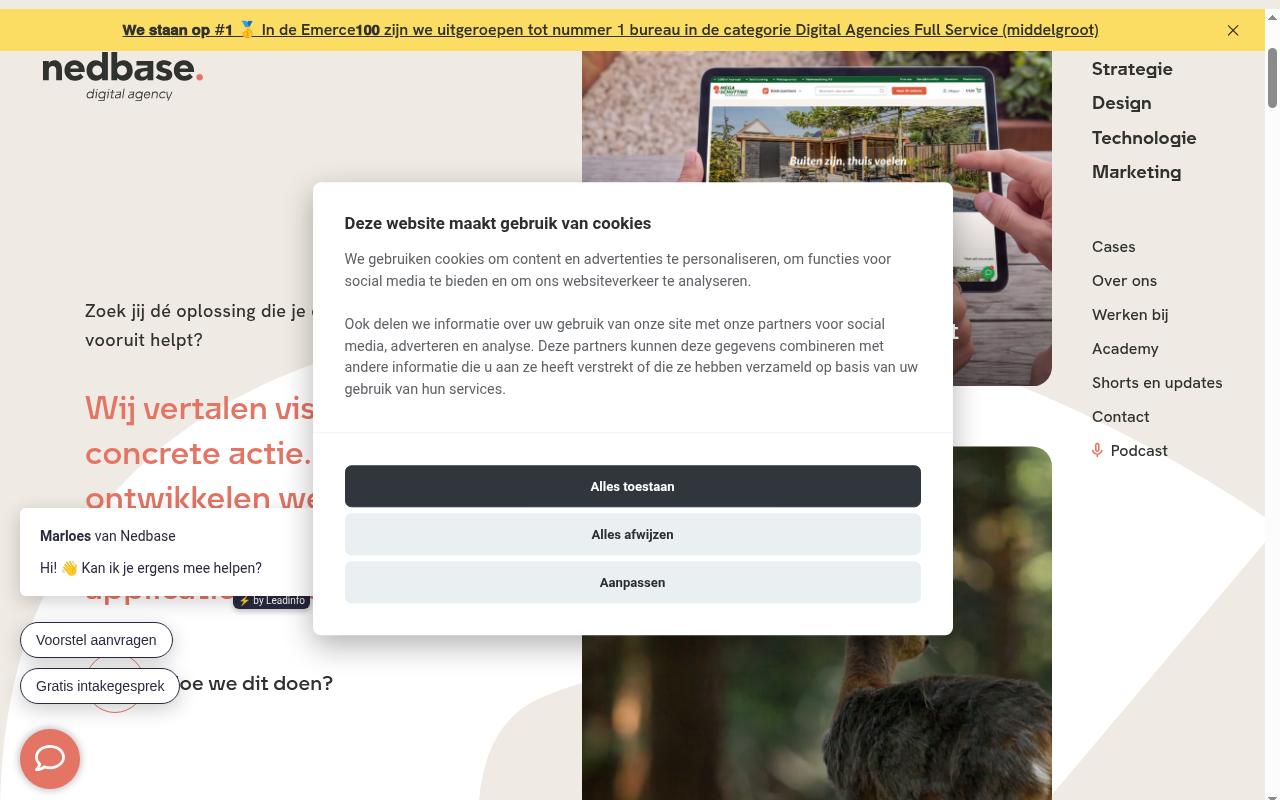 nedbase.nl screenshot