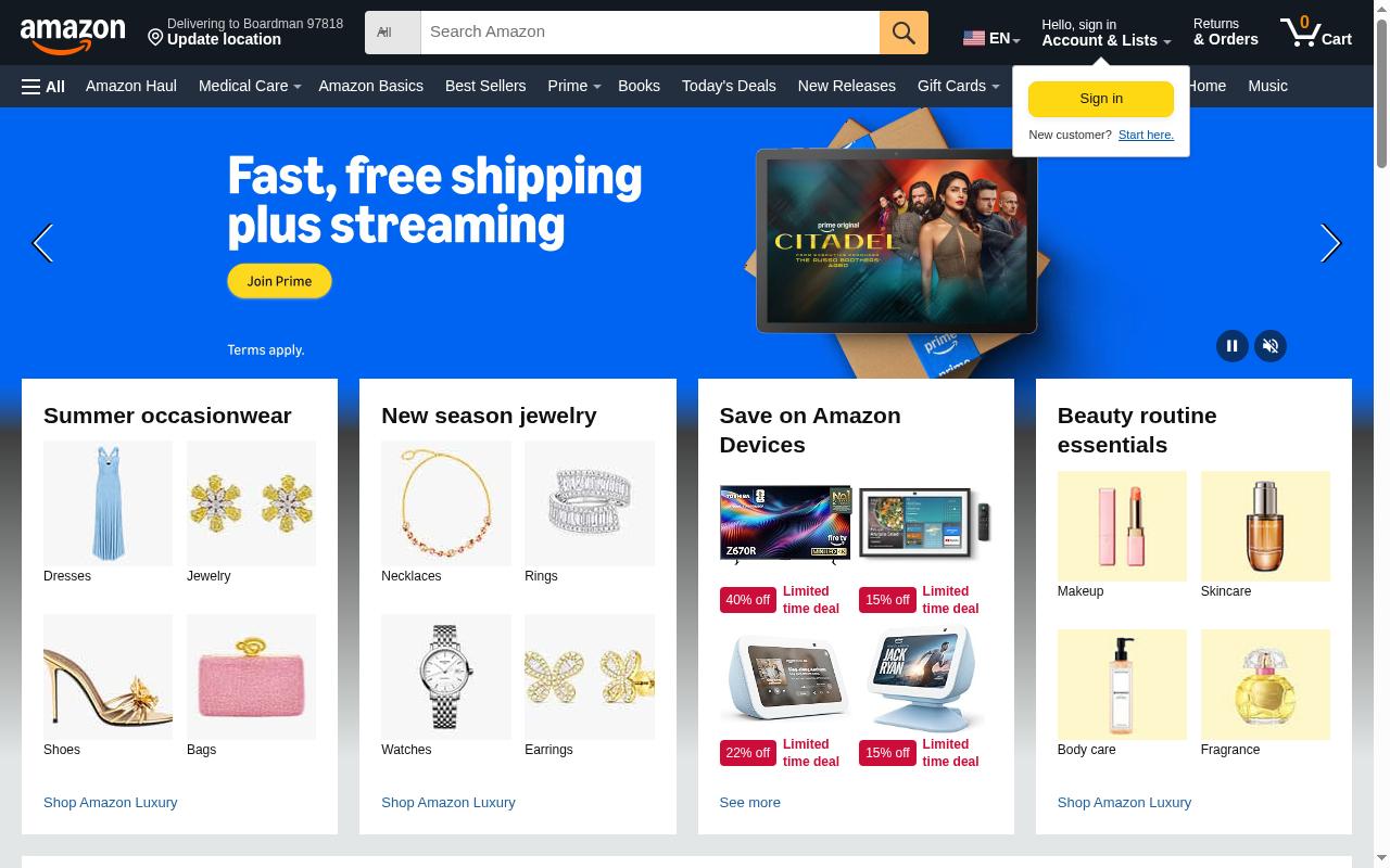 amazon.com screenshot