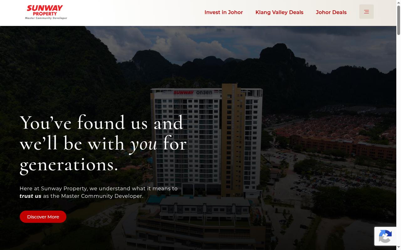 Screenshot of sunwayproperty.com