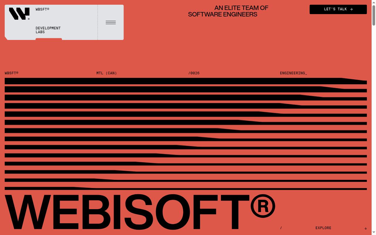 Screenshot of webisoft.com