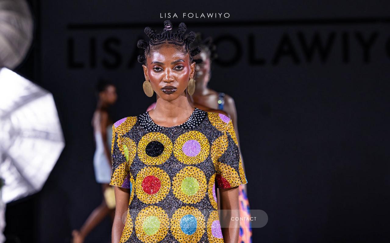 Screenshot of lisafolawiyo.com