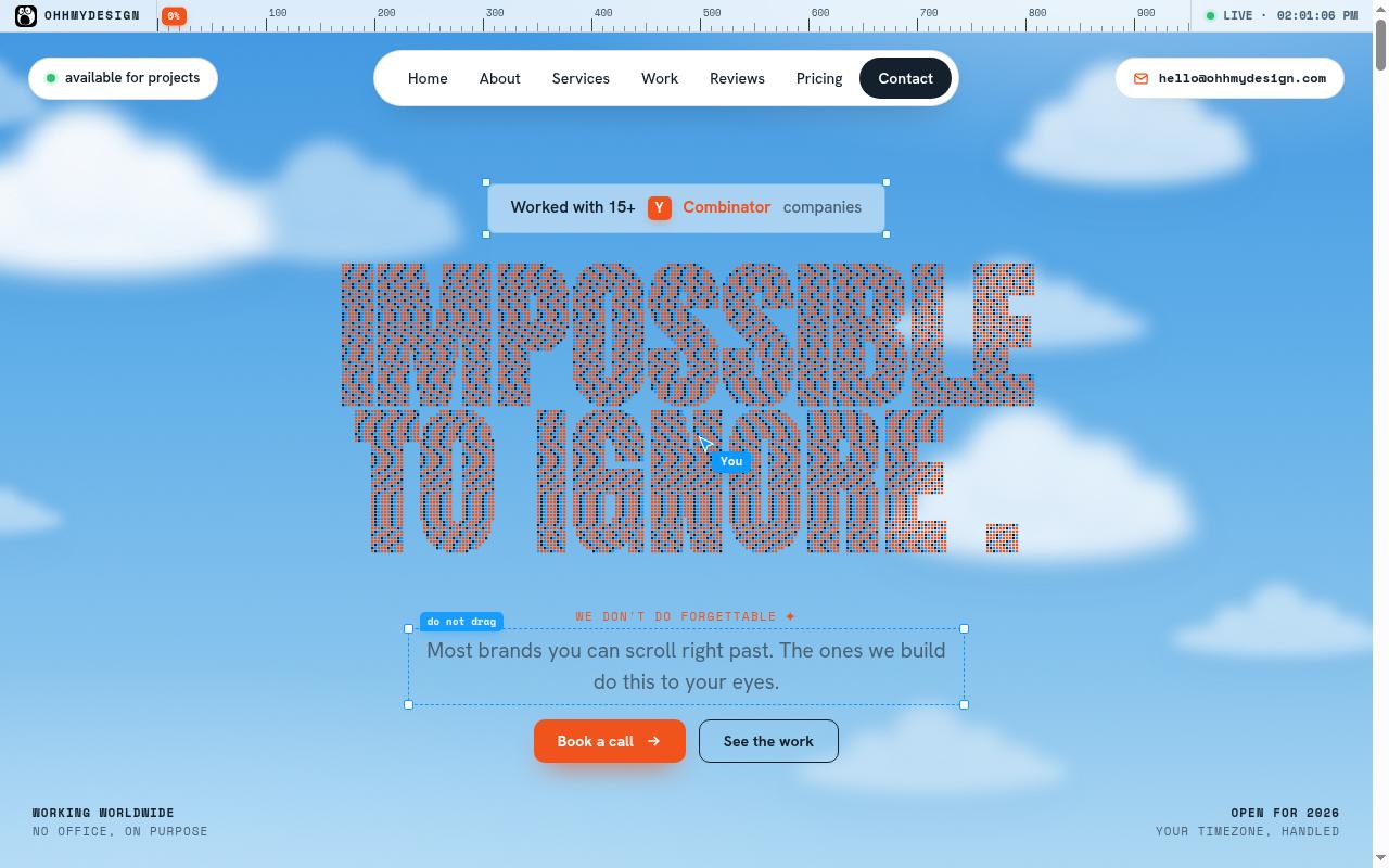 Screenshot of ohhmydesign.com