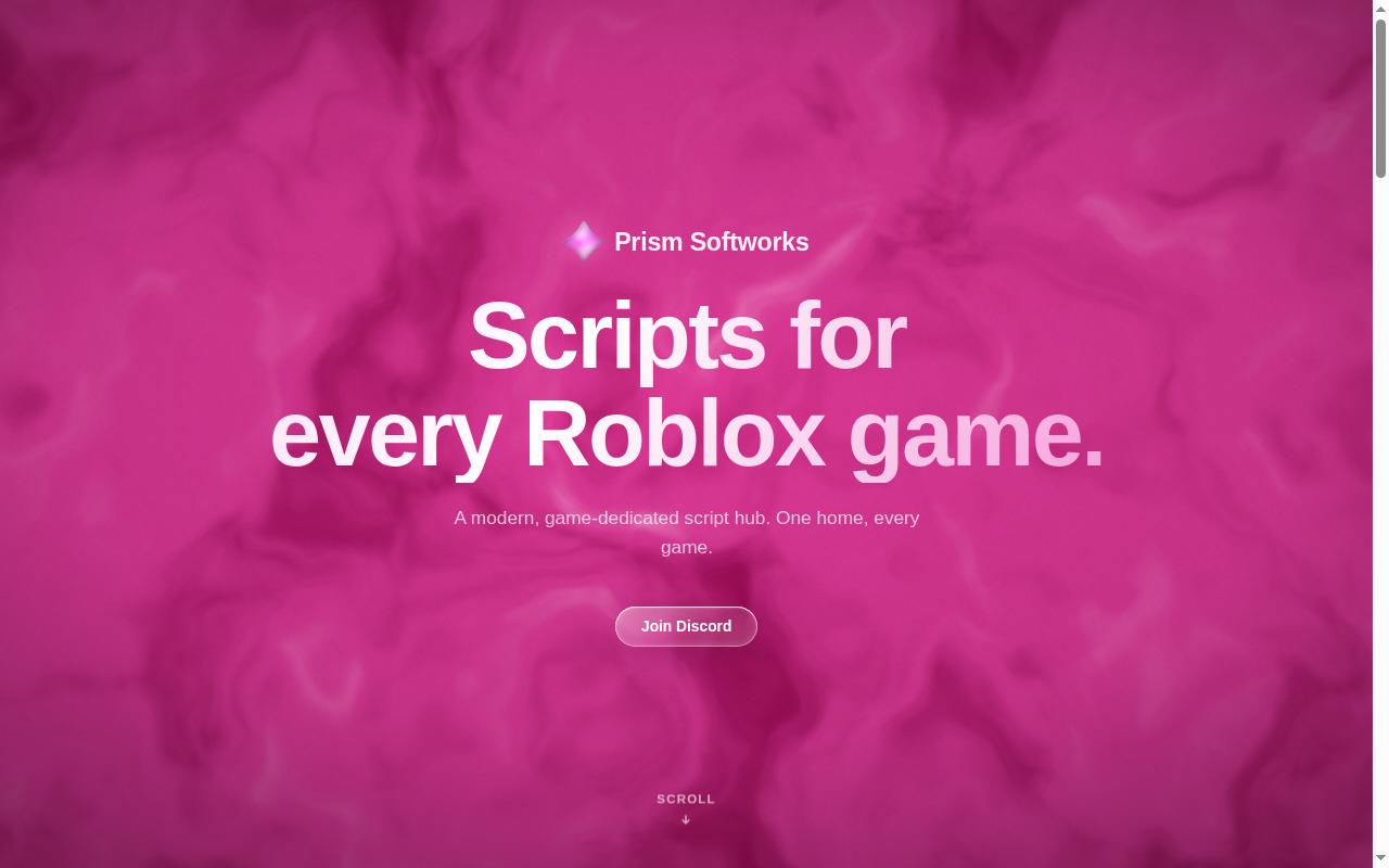 Screenshot of prismsoftworks.com