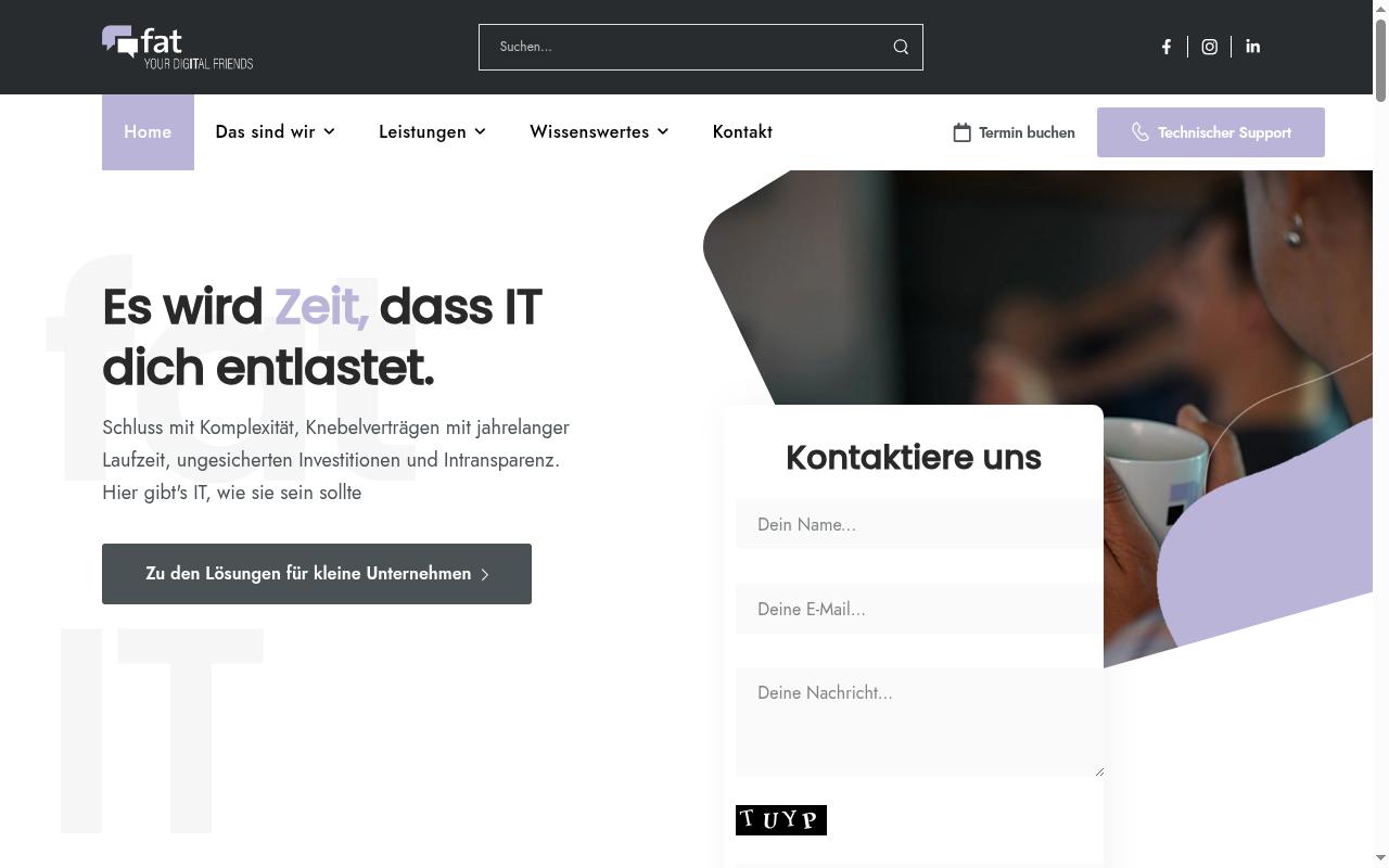 Screenshot of fat.de
