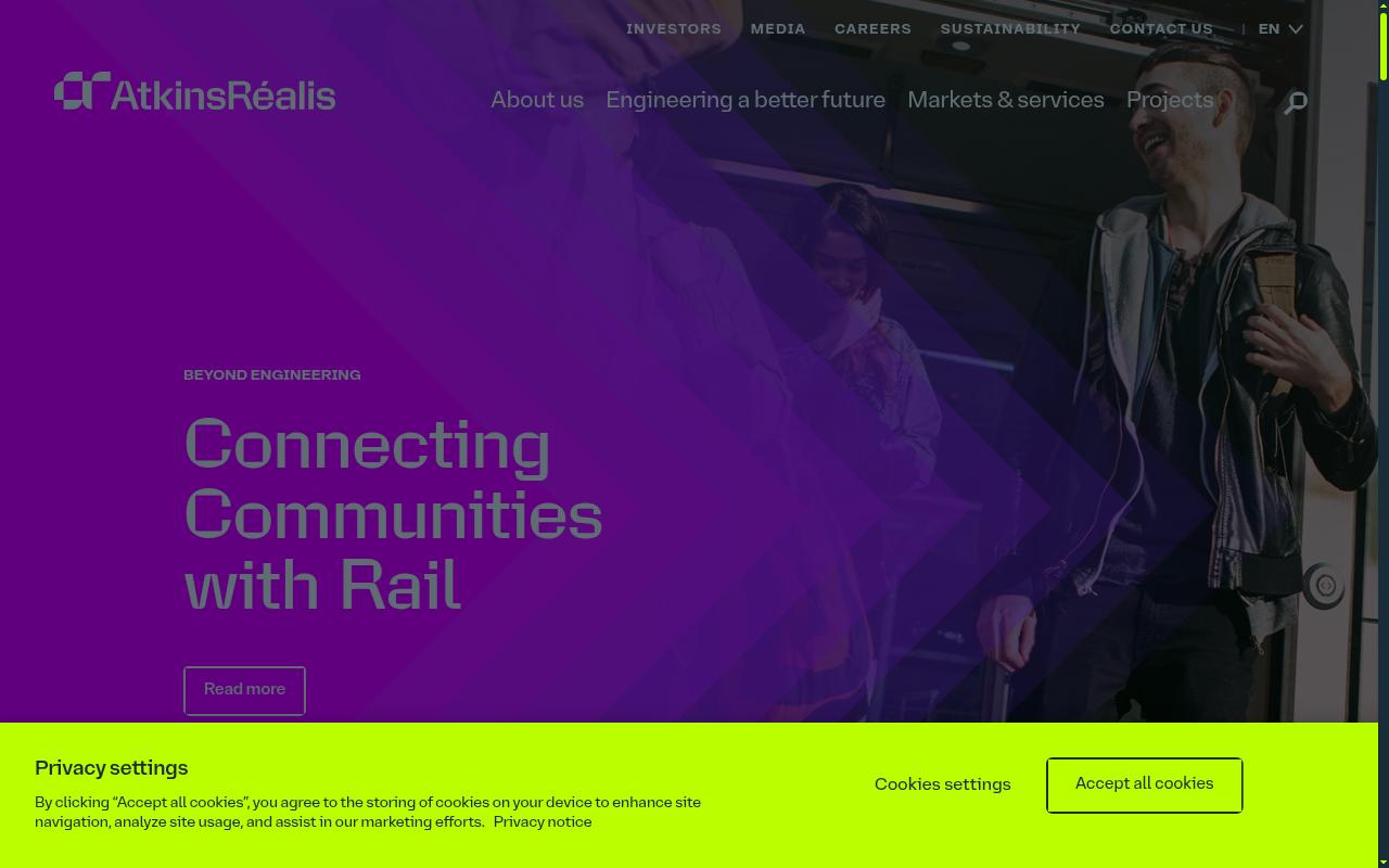 Screenshot of atkinsrealis.com