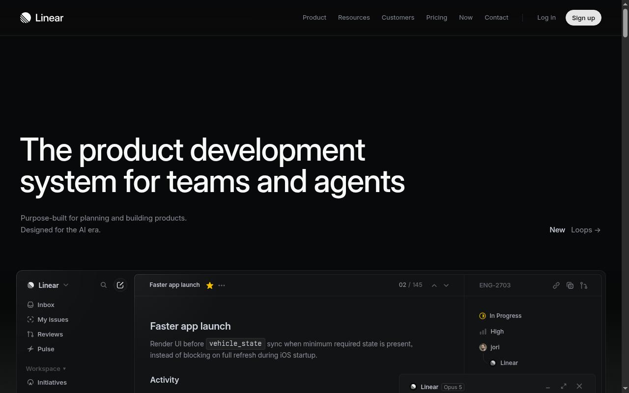 linear.app screenshot