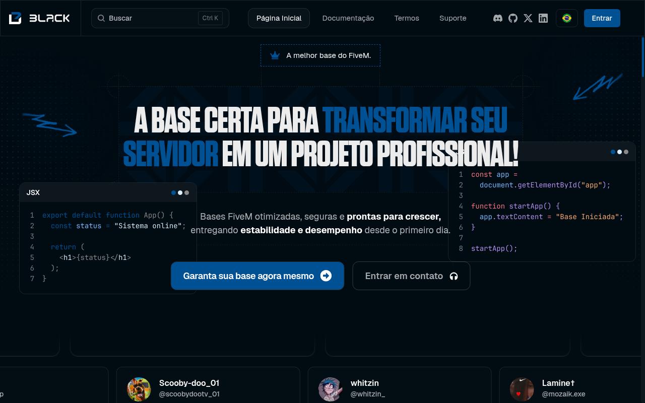 Screenshot of blacknetwork.com.br
