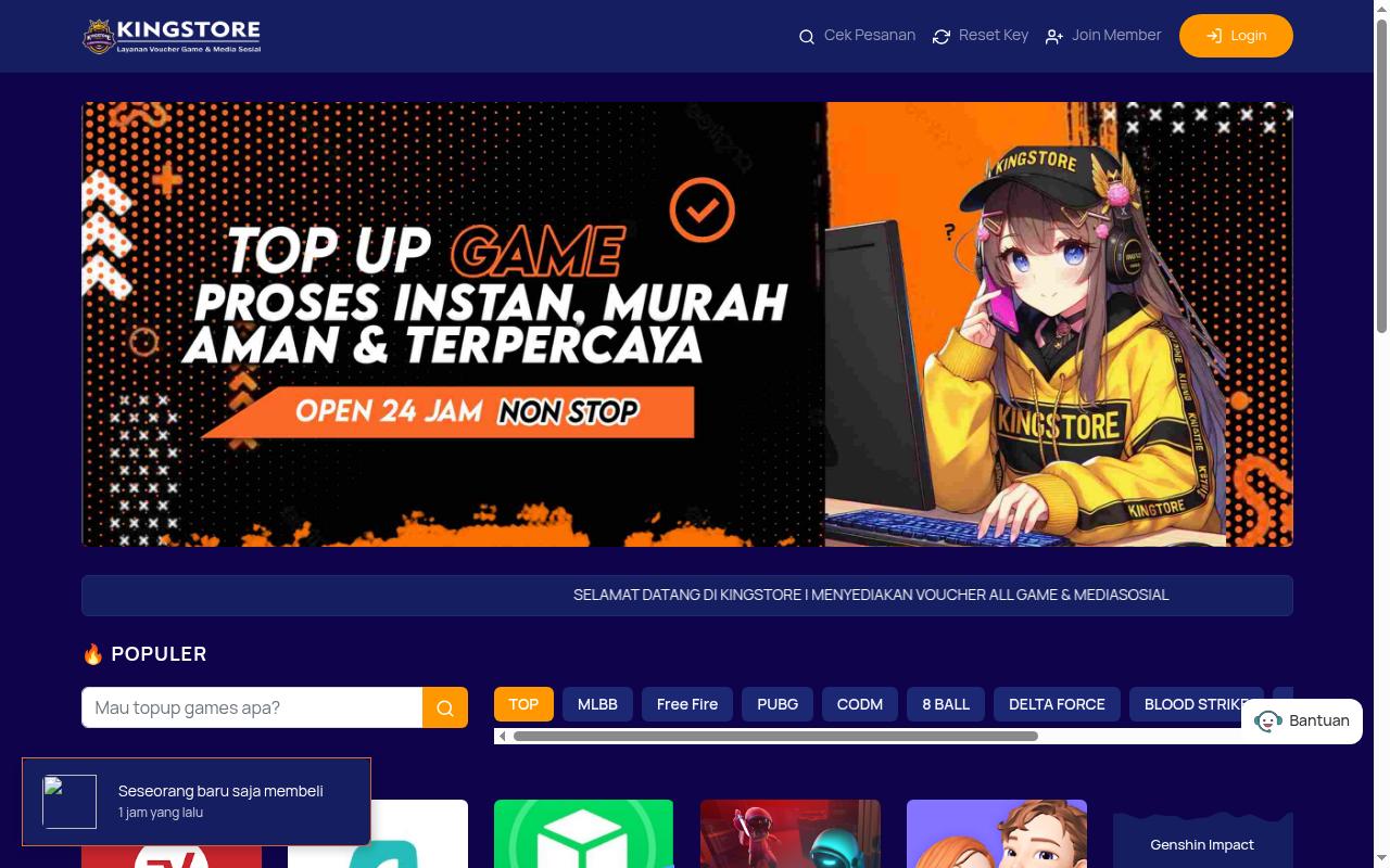 Screenshot of vip-kingstore.com