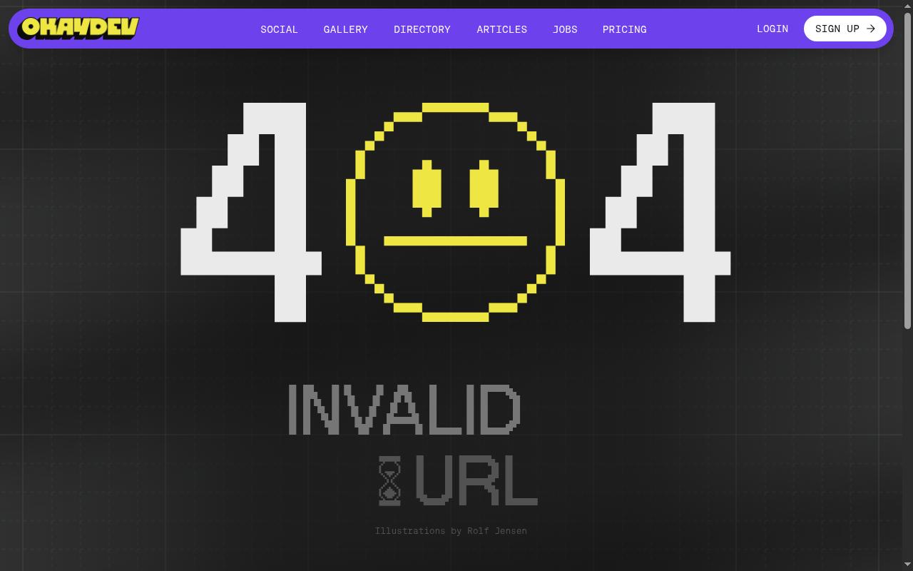 Screenshot of okaydev.co