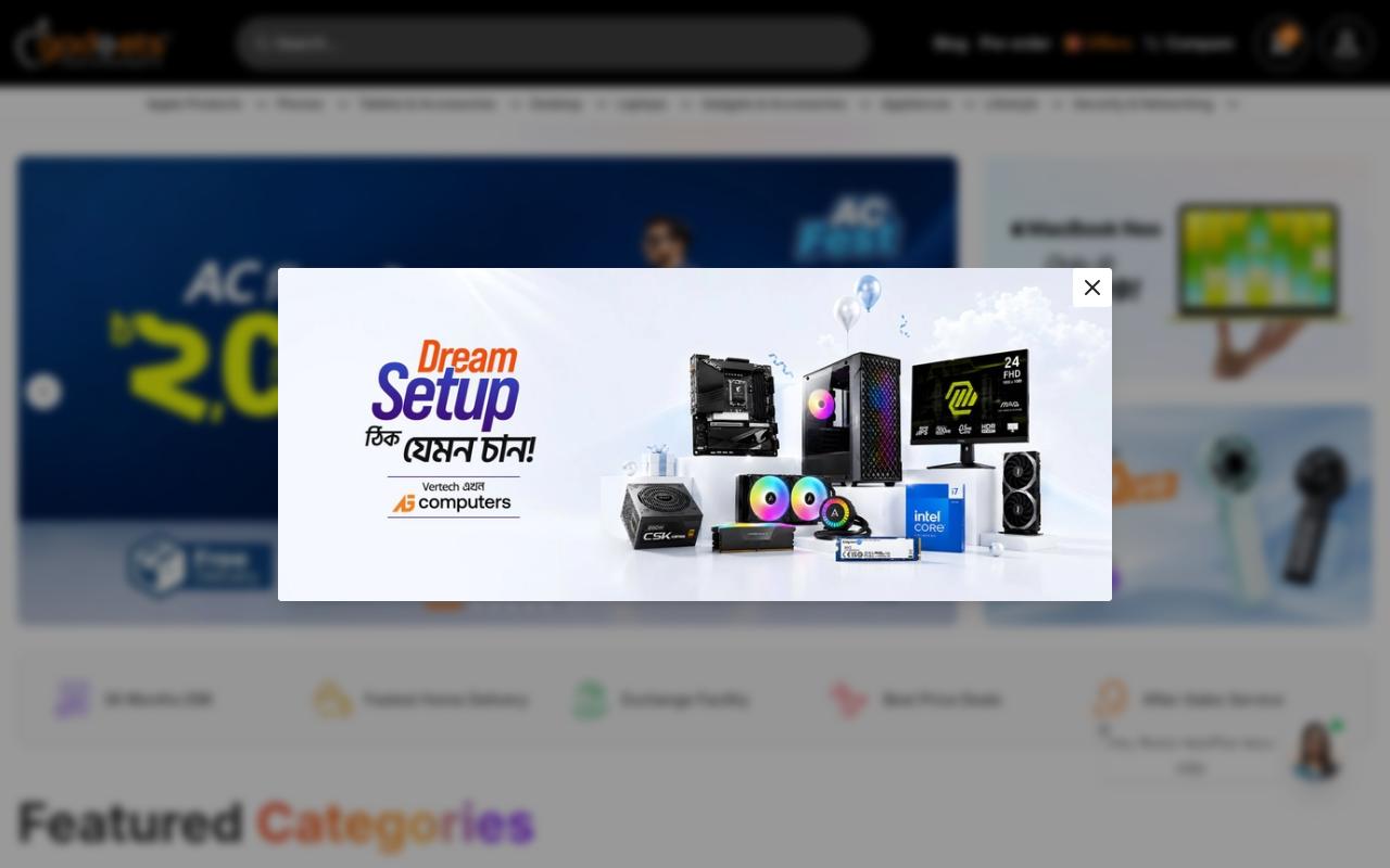 Screenshot of applegadgetsbd.com