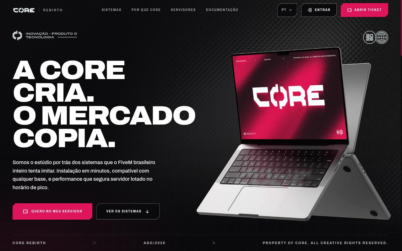 Screenshot of corenetwork.dev