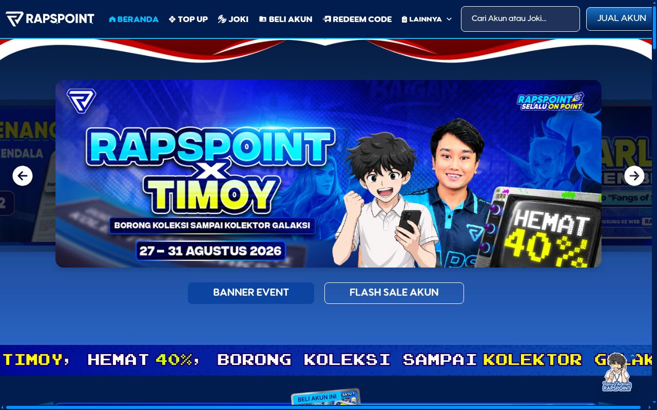 Screenshot of rapspoint.com