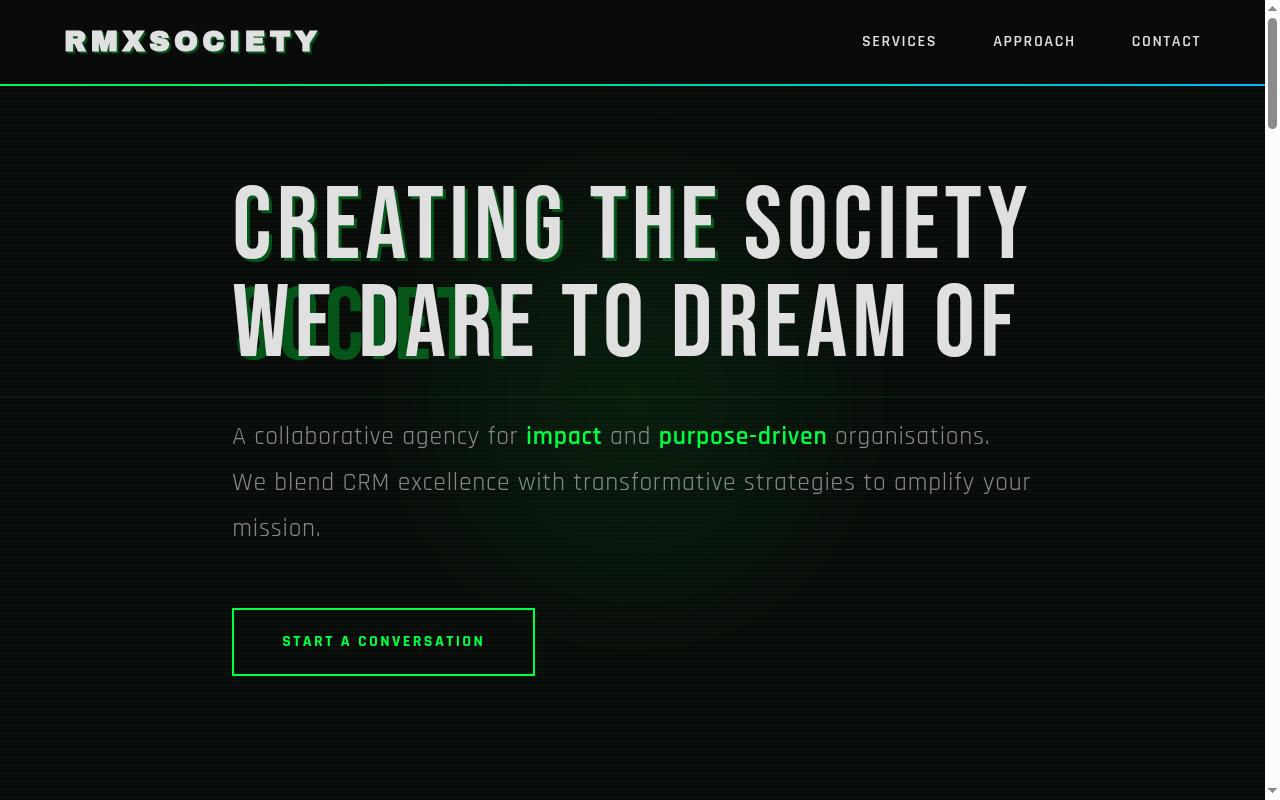 Screenshot of rmxsociety.eu
