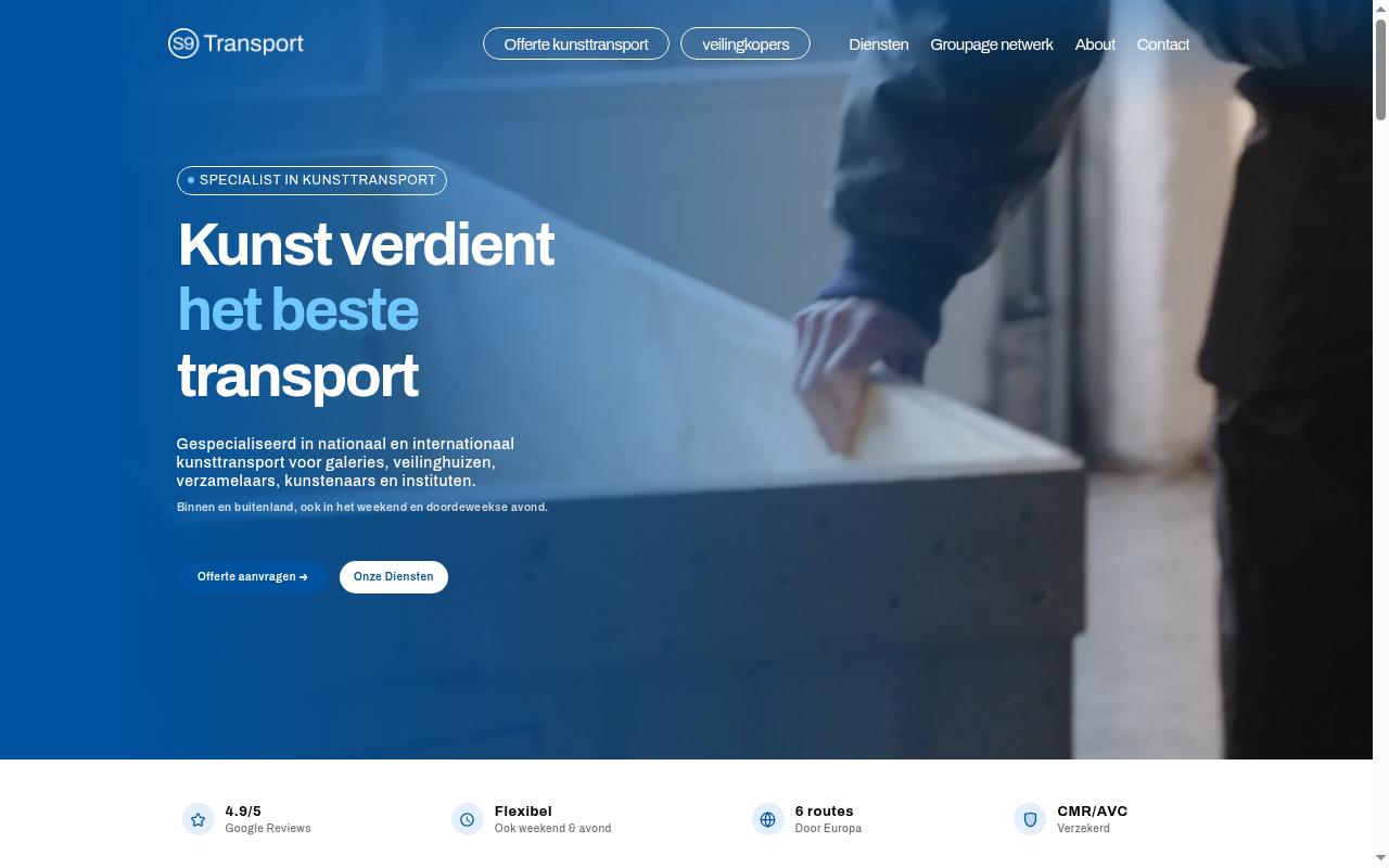 Screenshot of transport.semester9.com