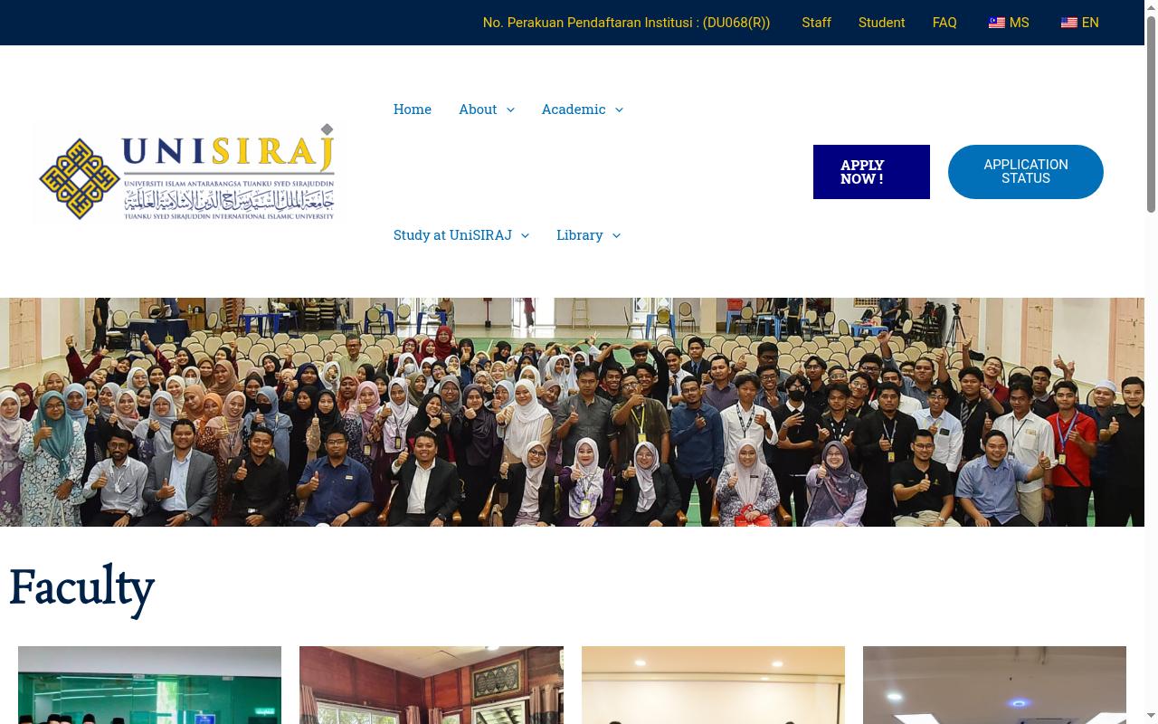 Screenshot of kuips.edu.my