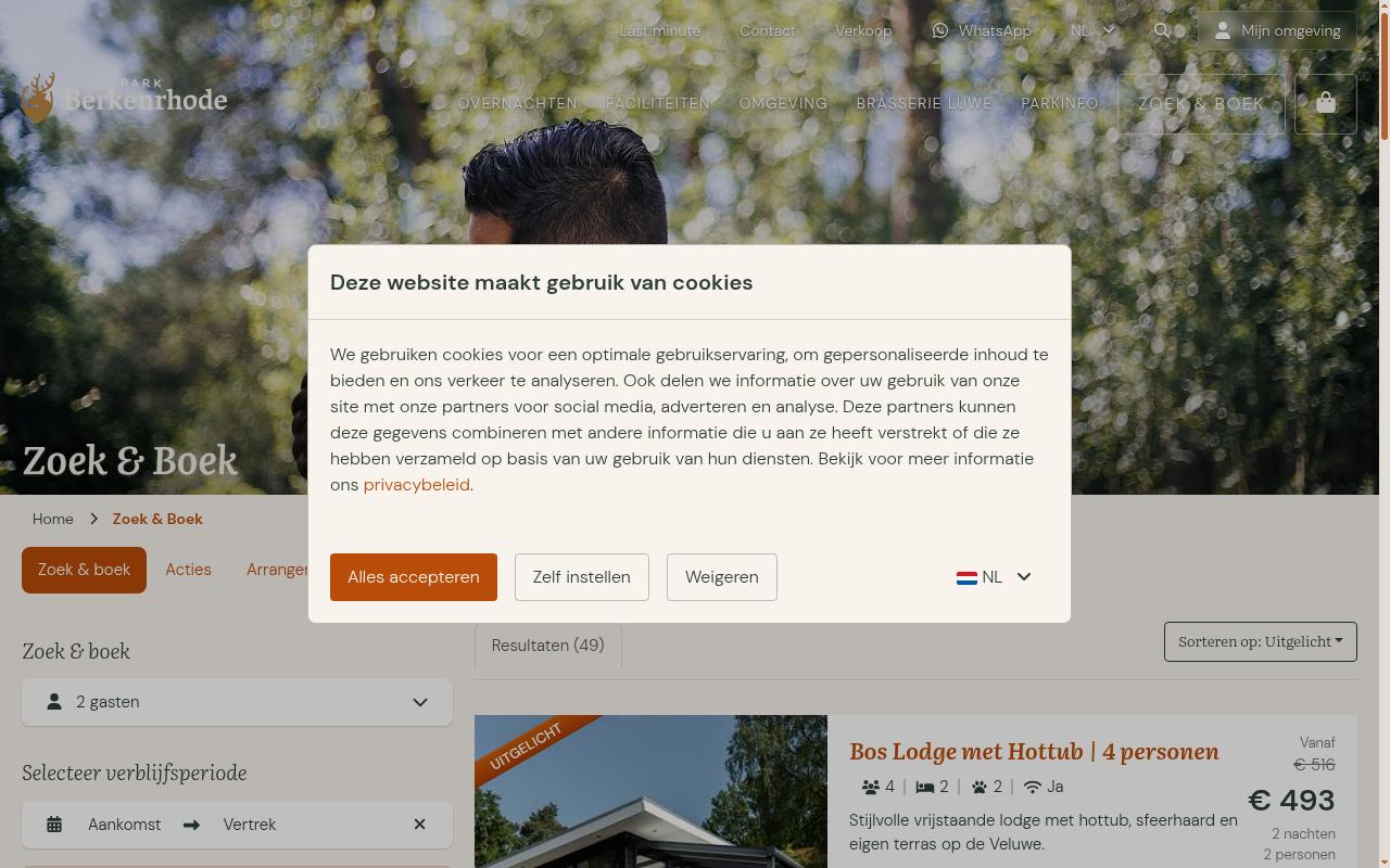 Screenshot of berkenrhode.nl