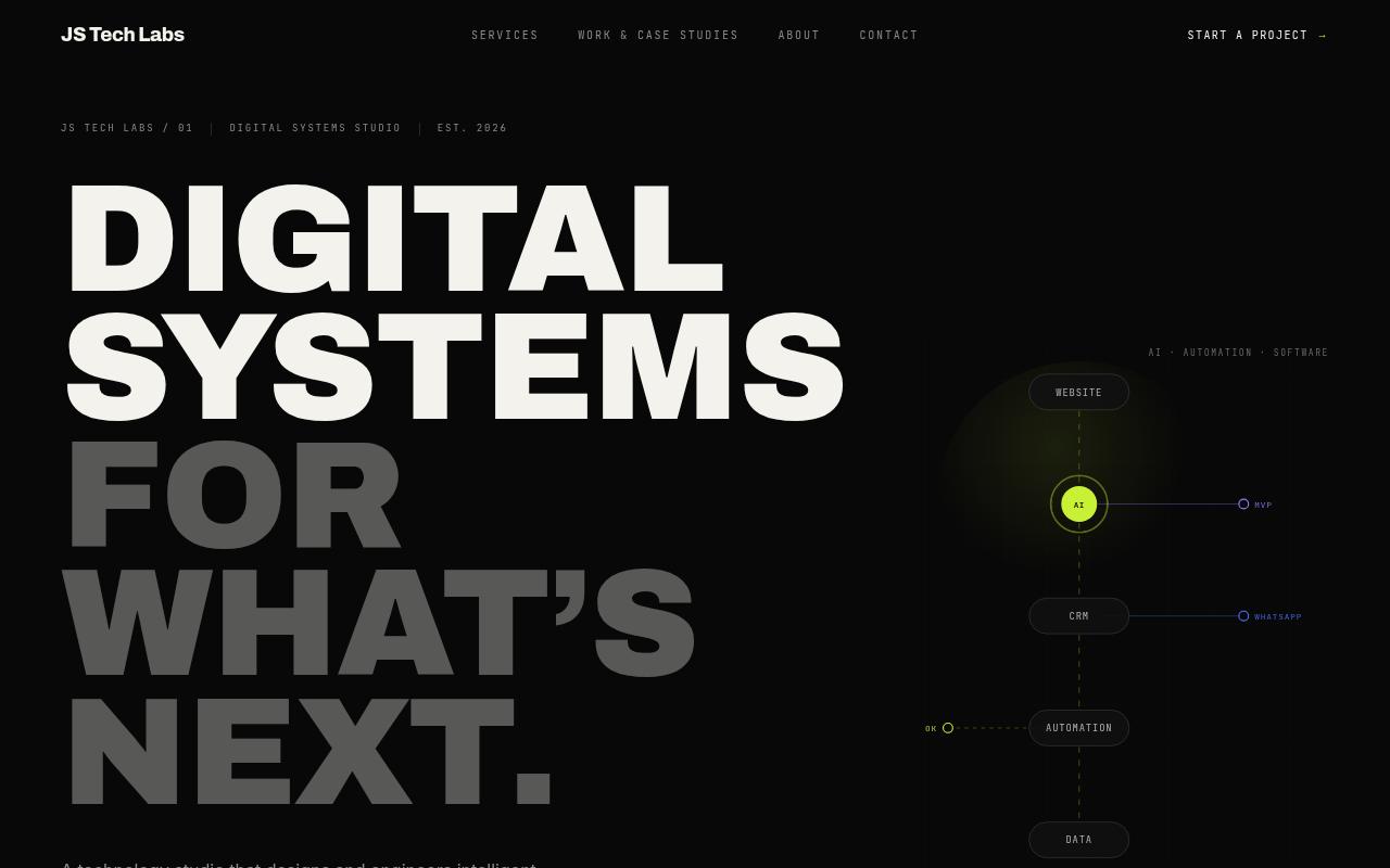 Screenshot of jstechlabs.com