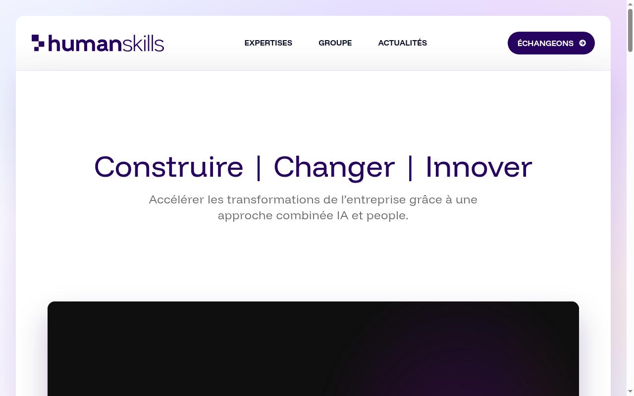 Screenshot of humanskills.fr
