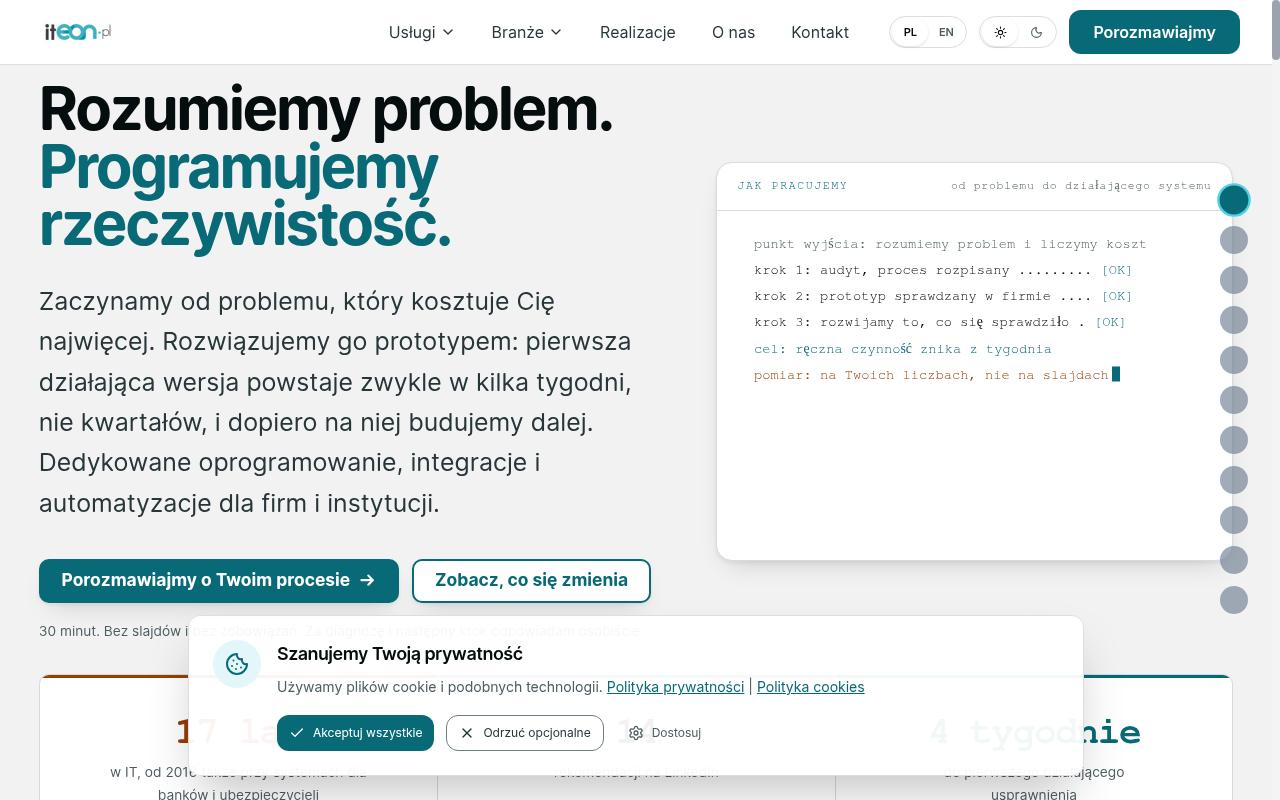Screenshot of iteon.pl
